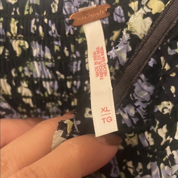 Free People Black Floral Maxi Dress: Molly Jo Midi dress - Picture 6 of 10